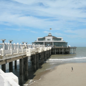 Blankenberge coast near Bruges