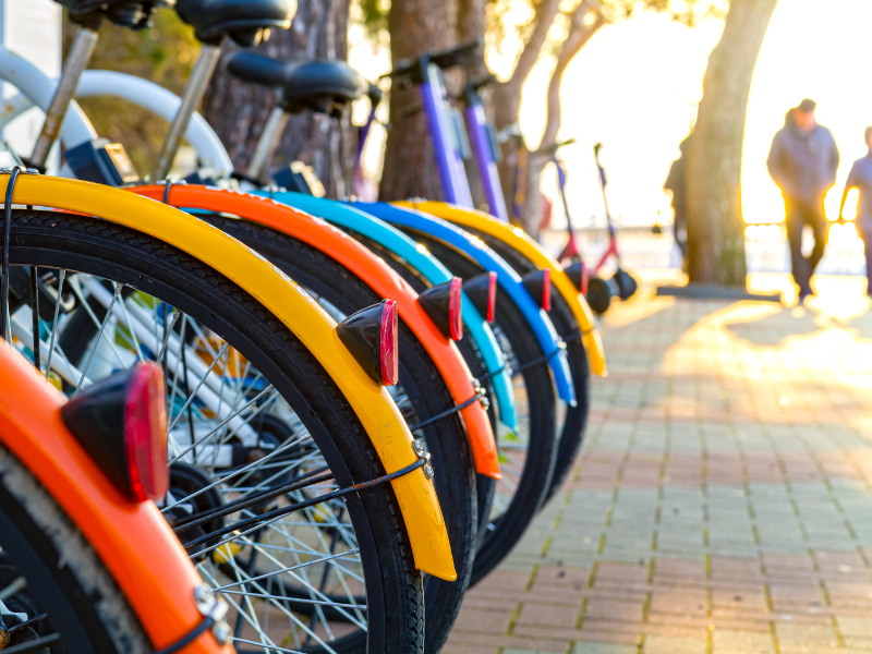 Rent hire bikes Bruges